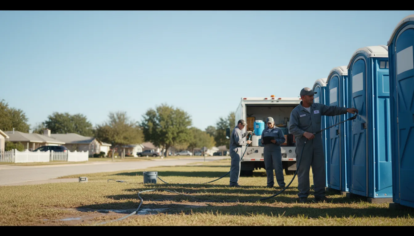 Long-Term Portable Toilet Rental in Gillett, AR near me
